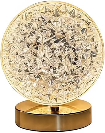 Crystal Round LED Table Lamp
