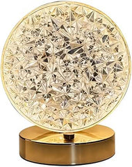 Crystal Round LED Table Lamp